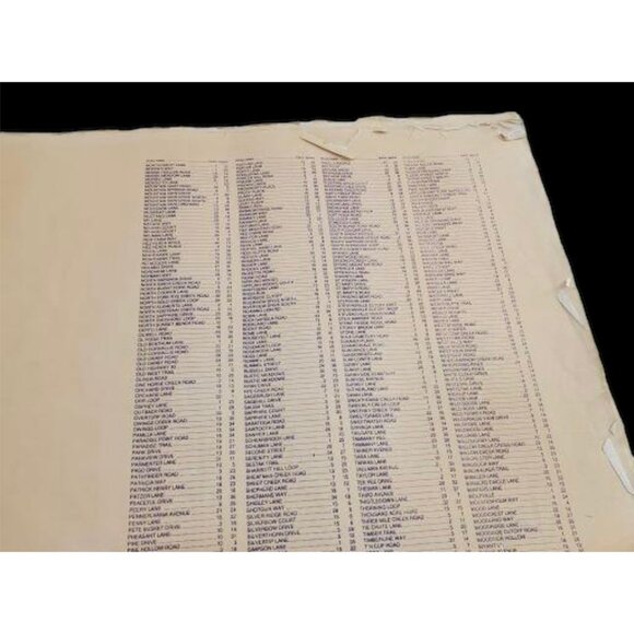 Vintage Ravalli County Montana Road Index Map Book – 1st Edition 49 Pages 24"x18 - Picture 5 of 9